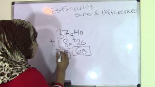 5th Grade Math Estimating Sums and Differences [upl. by Kcirted]