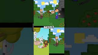 Hidden danger in the bushes😈 minecraft animation memes funny 2danimation loop shorts [upl. by Nrubliw454]