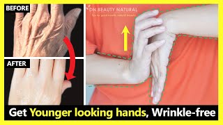 Get Younger looking hands reduces wrinkles hand swelling fade dark spots  Massages amp Stretching [upl. by Airehs617]