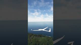 Challenging Glider Landing  Microsoft Flight Simulator [upl. by Yecniuq718]