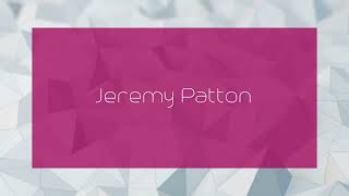 Jeremy Patton  appearance [upl. by Guillaume]