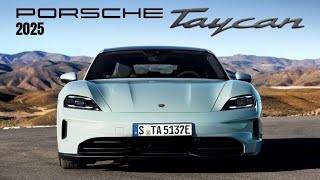 NEW 2025 Porsche Taycan Review 510Mile Range  4K [upl. by Gokey]