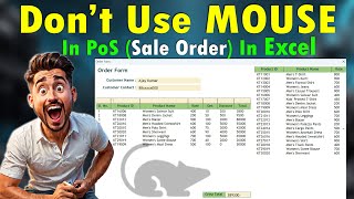 Excel VBA Master Data Entry Without a Mouse [upl. by Tuttle]