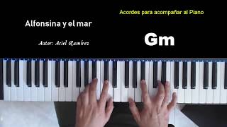 Alfonsina y el mar Tutorial Piano [upl. by Camellia50]