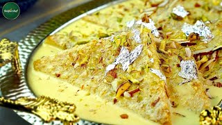 Easy Bread Dessert Recipe Shahi Tukray Your Mughlai Dessert Delight [upl. by Eiramaneet832]