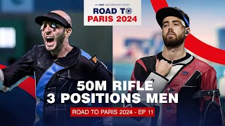 Olympic Shooting Inside The 50m Rifle 3 Positions Mens Event  Road To Paris 2024 [upl. by Nitsuga638]