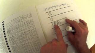 Tide Tables Video Lecture and Practice Problems [upl. by Loftis347]