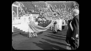 Pontifical Mass at Eucharistic Congress in Buffalo New York 1947 HD [upl. by Ellenij]