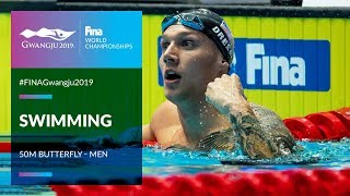 Swimming Men  50m Butterfly  Top Moments  FINA World Championships 2019  Gwangju [upl. by Belvia869]