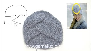 How to assembly the hat in DROPS 19212 [upl. by Garratt]