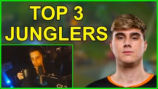 Top 3 Junglers In EU [upl. by Hartzell121]