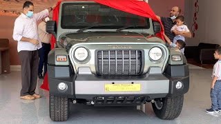 Mahindra Thar 2020 Delivery  Rocky Biege Colour New Thar  Thar Best Videos [upl. by Atekihs521]