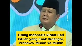 Prabowo Subianto BlakBlakan Kritik Akademisi Yang Suka Bikin Istilah prabowo terbaru [upl. by Ahsemrac]