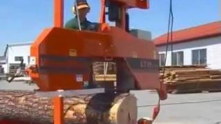 LT15  stacjonarny trak WoodMizer [upl. by Nessaj]