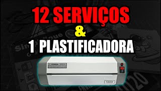 12 SERVIÇOS DIFERENTES COM PLASTIFICADORA [upl. by Lorin292]