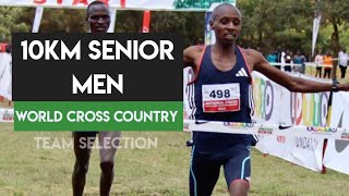 10KM SENIOR MEN World Cross Country 2024 Team selection for Belgrade Kenyan national championships [upl. by Odlabso]