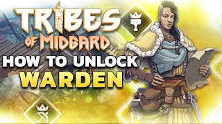 HOW TO UNLOCK WARDEN CLASS GUIDE amp SKILL OVERVIEW  Tribes of Midgard [upl. by Inalem]