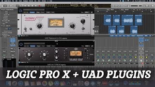 UAD Plugins  Logic Pro X  Принцип работы  Обзор [upl. by Alehtse999]