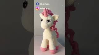 Heklani jednorog crochet heklanje amigurumi handmade crochetunicorn unicorn [upl. by Rehsu664]