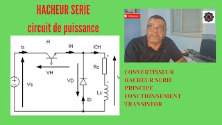 Video N° 444 Circuit de puissance hacheur serie [upl. by Meredithe]