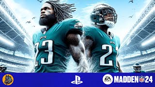 GAMEPLAY MADDEN 24  Philadelphia Eagles vs Tampa Bay Buccaneers  PLAYSTATION 4 [upl. by Halivah]