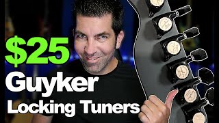 GUYKER Locking Tuner Review in a Harley Benton TE20 HH [upl. by Anoerb]