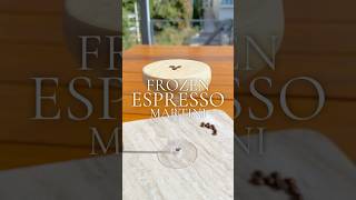 Frozen Espresso Martini 🫘🍸🧊 cocktail howto recipe trending youtubeshorts [upl. by Chap]