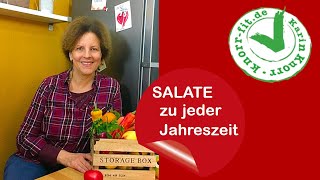 SALATE ZU JEDER JAHRESZEIT I nährstoffreich gesund und lecker I Karin Knorr Ernährungstraining [upl. by Enaenaj629]