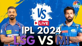 IPL 2024 LIVE MI vs LSG LIVE Match  Mumbai Indians vs Lucknow LIVE  IPL Cricket Match LIVE  N18L [upl. by Nalaf]