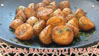 FIRIN KULLANMAK YOKâŒ TAVADA KÃ–Z TADINDA BAHARATLI BEBEK PATATES TARÄ°FÄ°ğŸ‘Œ KAHVALTILIK TARÄ°FLERğŸ’¯ [upl. by Manya857]