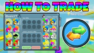 How To TRADE In Race Clicker Roblox [upl. by Arabella523]