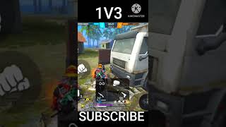 1V3 clutch in free fire Duck Julararank fonk shortfeed freefire [upl. by Grekin219]