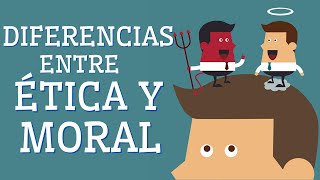 Ética y moral ¿Cuáles son sus DIFERENCIAS Con ejemplos🤔 [upl. by Kassey]