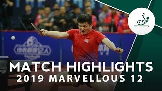 Fan Zhendong vs Zhao Zihao  2019 Marvellous 12 Highlights [upl. by Elroy]