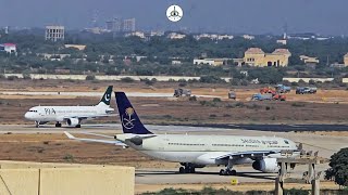 Aircraft Spotting continues at Karachi Airport [upl. by Emersen]