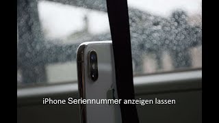 iPhone Seriennummer anzeigen lassen [upl. by Lleruj]