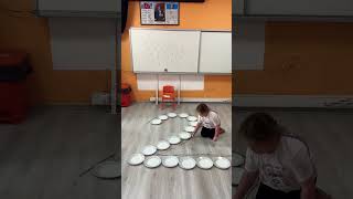 Tabaklı 2 parkurumuz✌🏻🤓 kindergarten montessorietkinlikleri atividadefisica funny [upl. by Crenshaw]