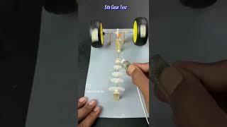 5Speed Gearbox Explained with Mini DC Motor and Gears Fun Engineering Experiment shorts [upl. by Ailaza]