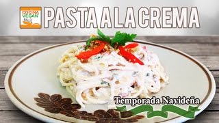 Pasta a la crema  Cocina Vegan Fácil [upl. by Loralie152]