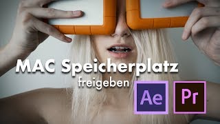 Mac Speicherplatz freigeben Adobe Cache finden und löschen [upl. by Lectra]