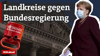 Notbremse Streit um einheitliche CoronaBeschränkungen in Deutschland  WDR Aktuelle Stunde [upl. by Enial]