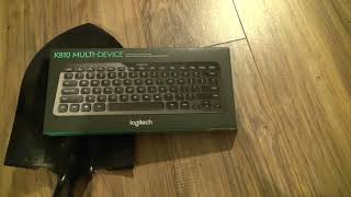 Programmer Unboxes Cheap Used Keyboard The Logitech K810 [upl. by Nyberg]