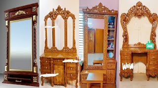 Top 20 wooden dressing table design  Unique and modern wooden dressing table designs 2024 [upl. by Scotti]