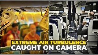 Extreme Airplane Turbulence Terrifies Passengers Caught on Camera  Shocking InFlight Footage [upl. by Eniaj96]