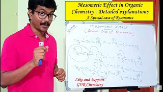 Mesomeric Effect in Organic Chemistry Detailed explanations RemeshHaridasan [upl. by Aneetsirhc]