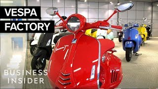 How Vespa Scooters Are Made  The Making Of [upl. by Hetty]