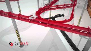 3D animation presenting our Power amp Free overhead conveyor system [upl. by Olson]