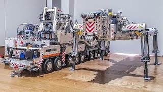 Lego Technic Liebherr LTM 11200 Crane Assembling MOC by Jeroen Ottens [upl. by Quintin626]