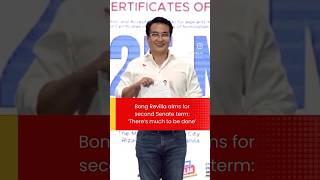 Bong Revilla aims for second Senate term ‘There’s much to be done’ [upl. by Sierra771]