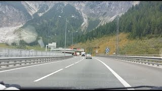 Tauerntunnel Lange durchfahrt durch den Tauerntunnel  Salzburg richtung Villach [upl. by Qidas]